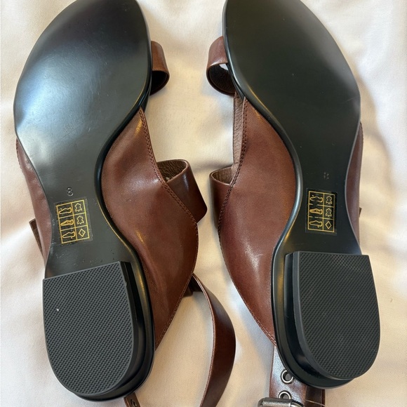 NWOT Jeffrey Campbell Size 8 Banks Chocolate Brown Strappy Buckle Sandals - Picture 3 of 7
